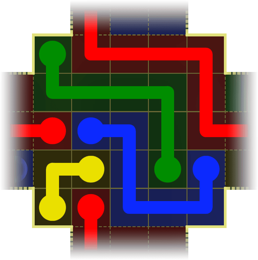 Flow Free Warps 4095 Solution