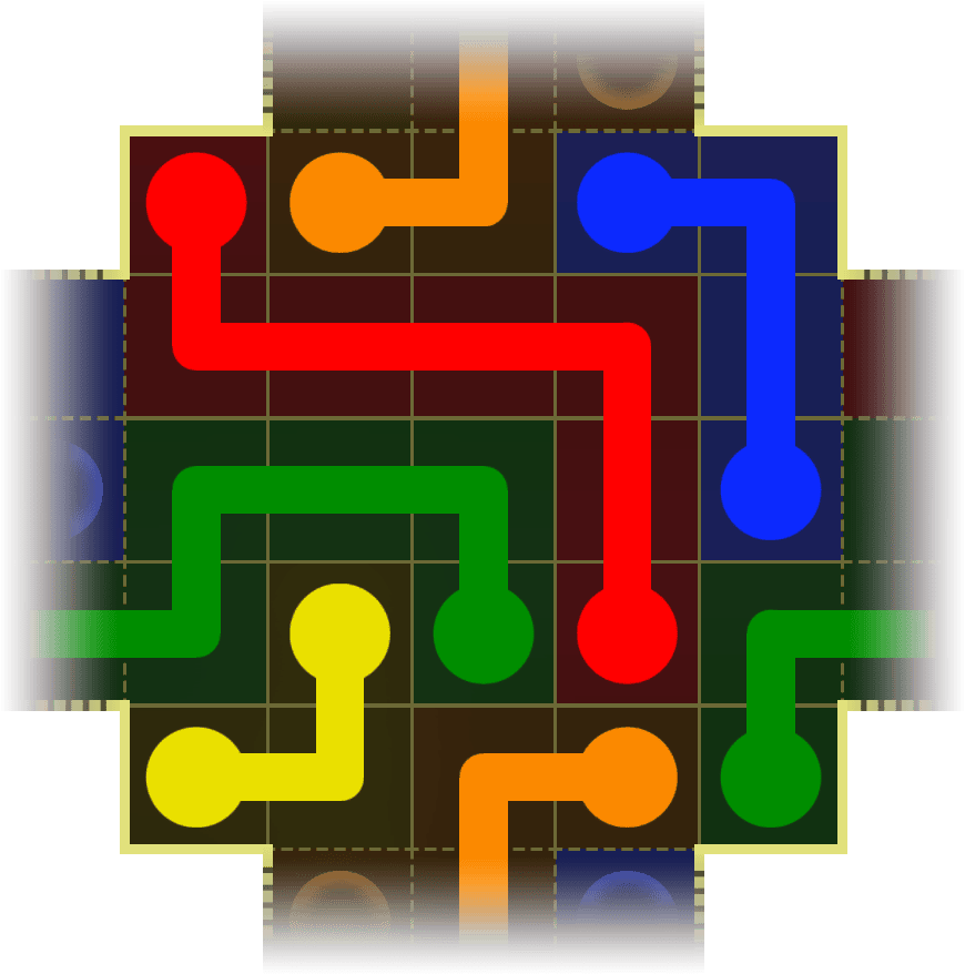 Flow Free Warps 4104 Solution