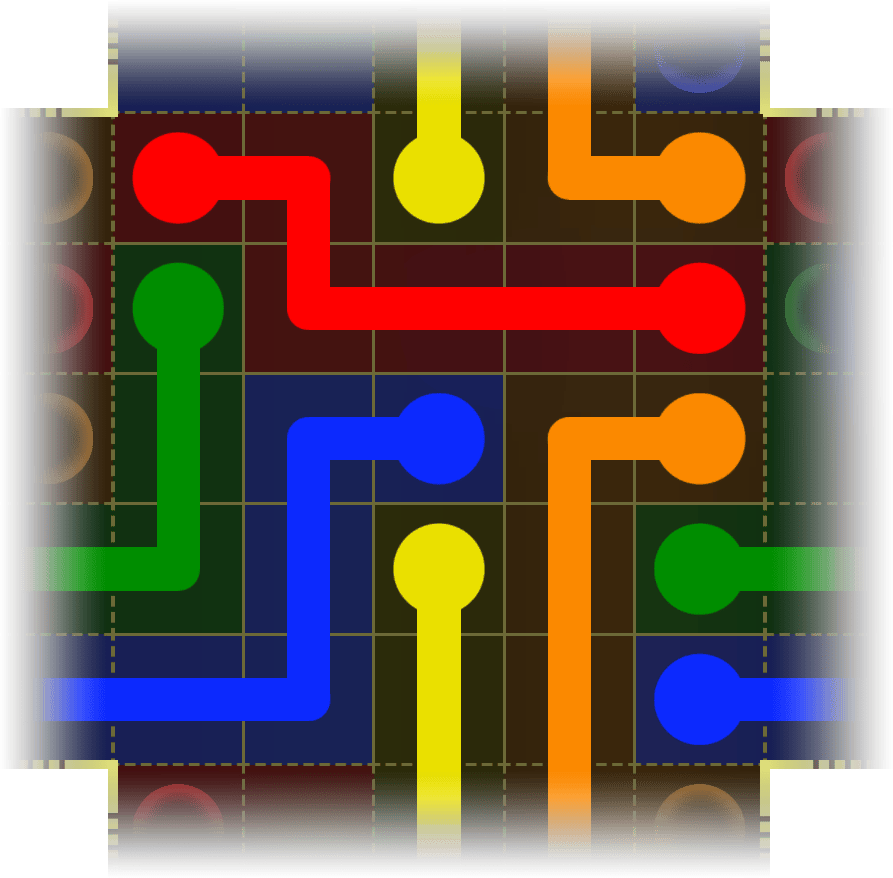 Flow Free Warps 4132 Solution