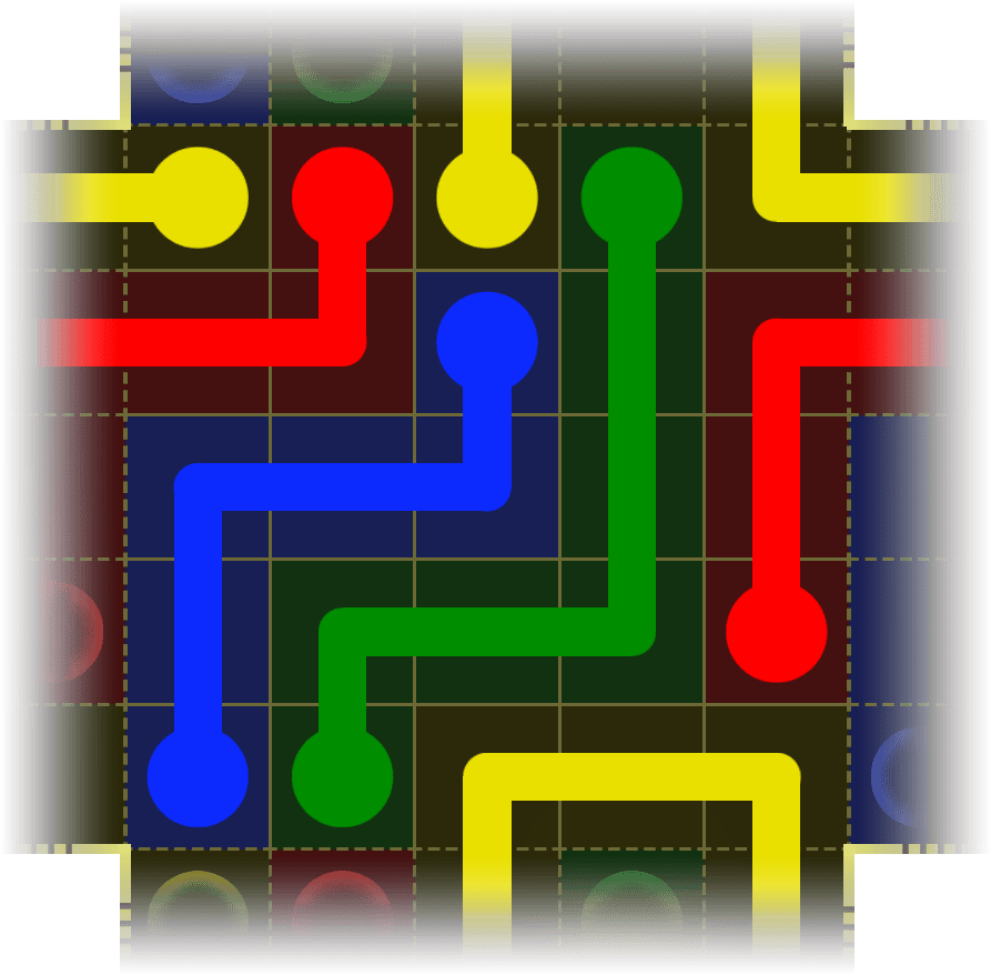 Flow Free Warps 4136 Solution