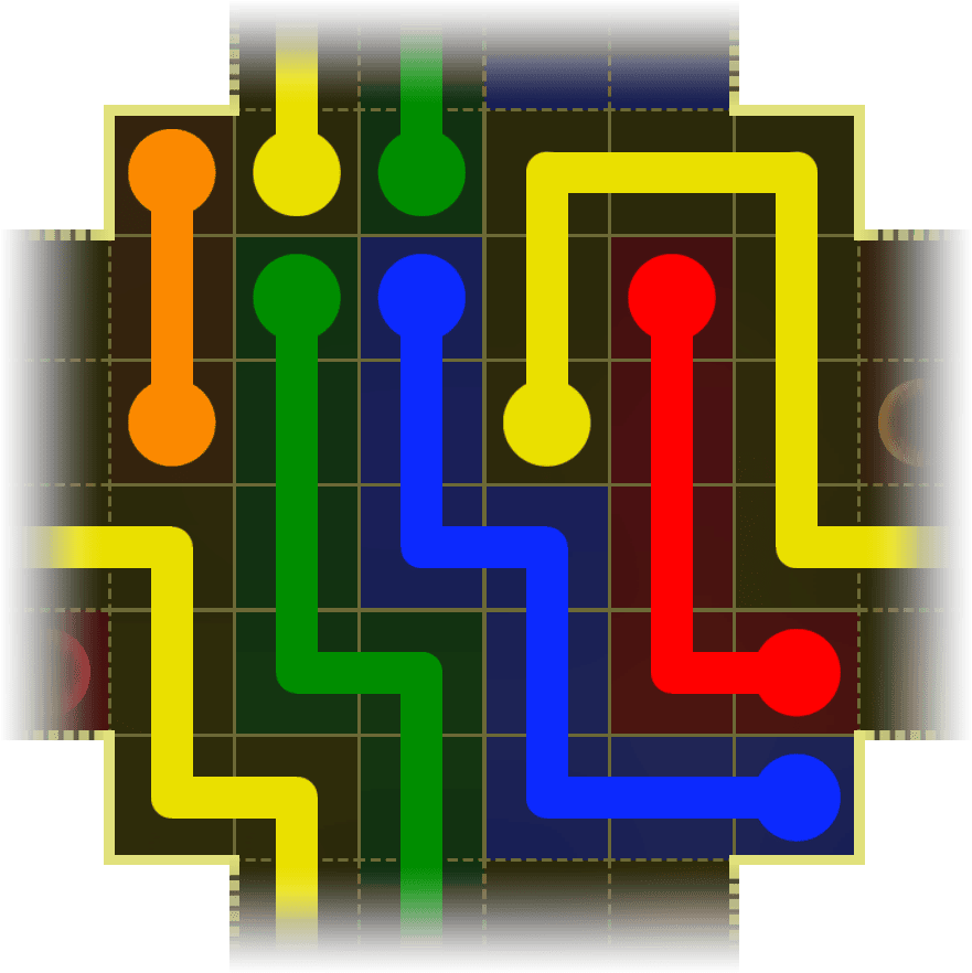 Flow Free Warps 4150 Solution