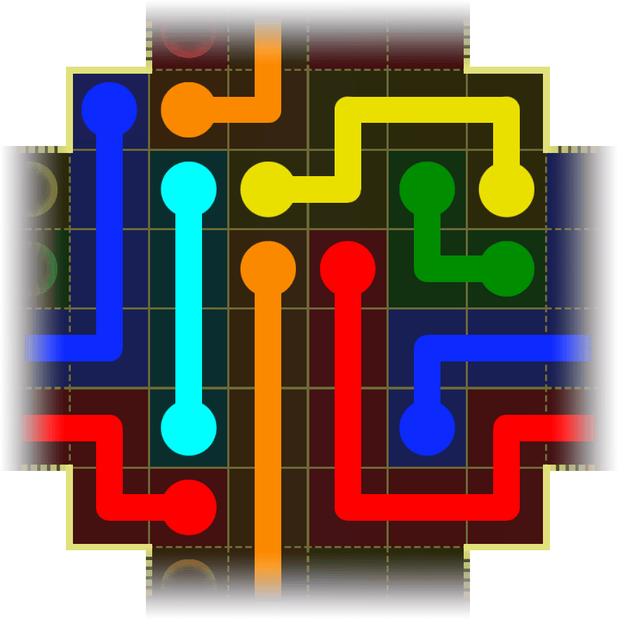 Flow Free Warps 4153 Solution