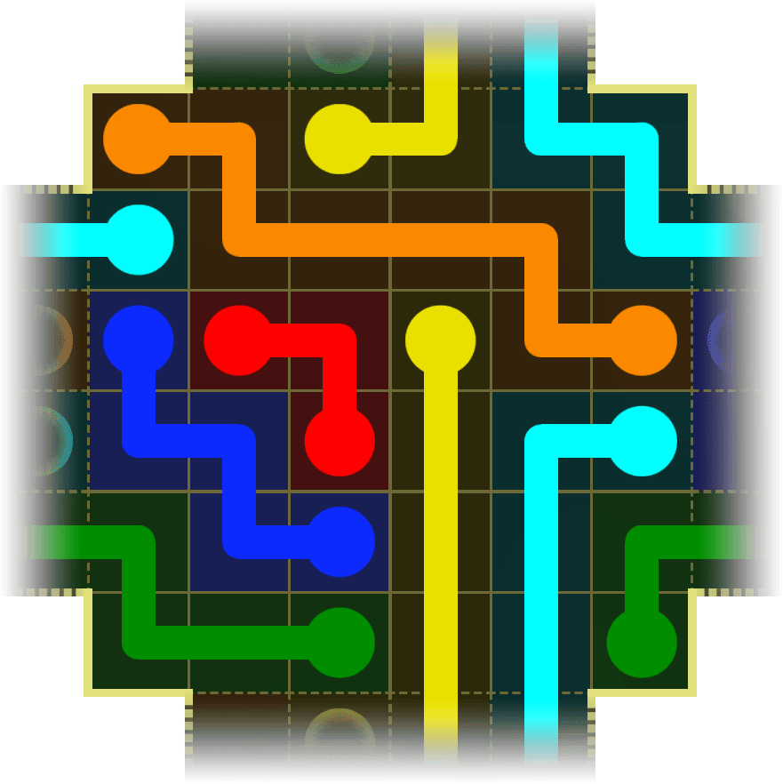 Flow Free Warps 4154 Solution