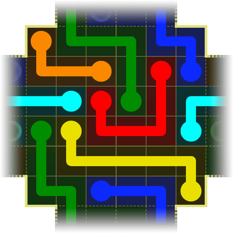 Flow Free Warps 4156 Solution