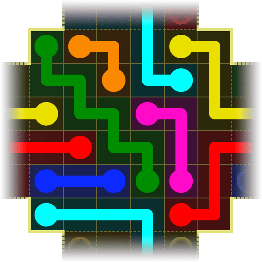 Flow Free Warps 4159 Solution