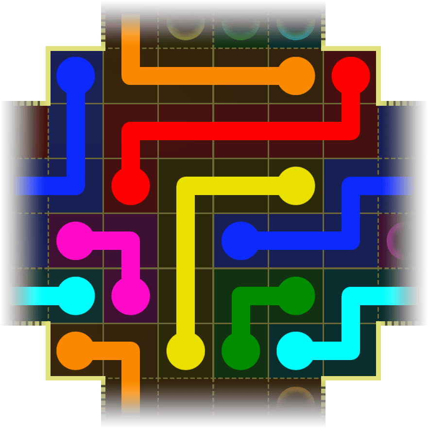 Flow Free Warps 4160 Solution