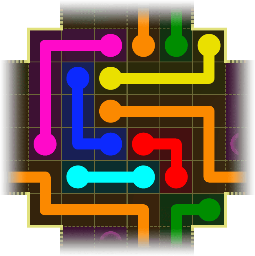 Flow Free Warps 4141 Solution