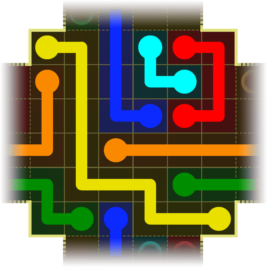 Flow Free Warps 4143 Solution