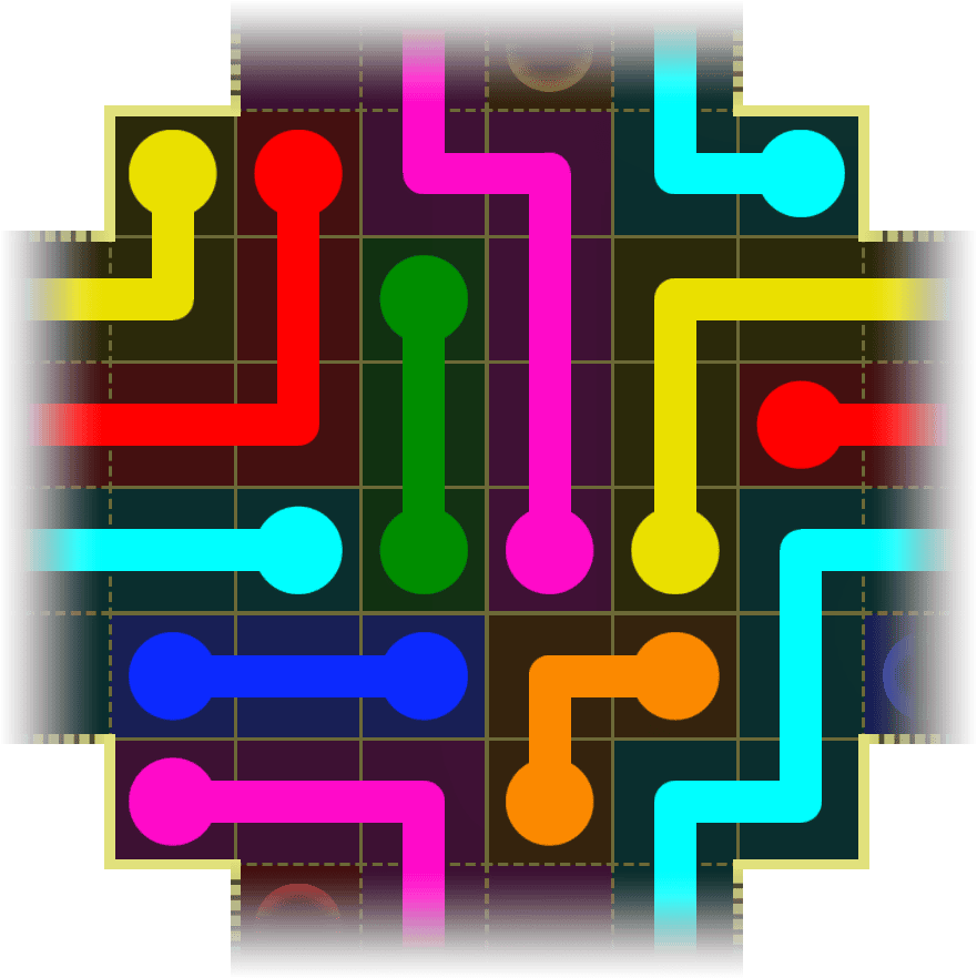 Flow Free Warps 4144 Solution