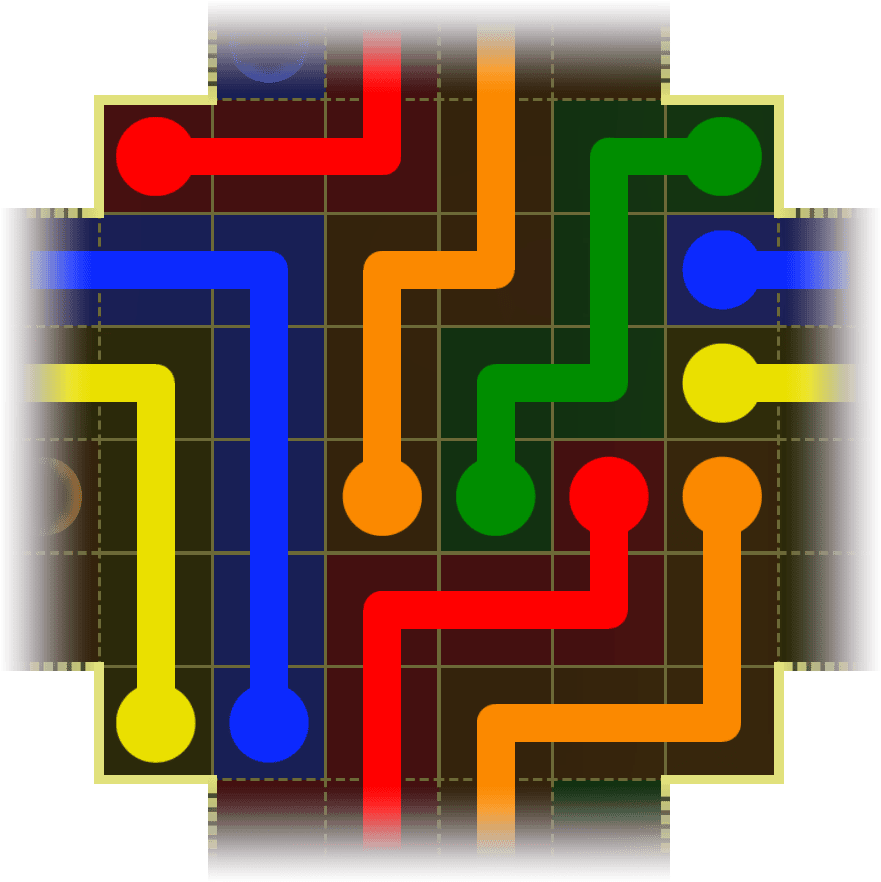 Flow Free Warps 4146 Solution