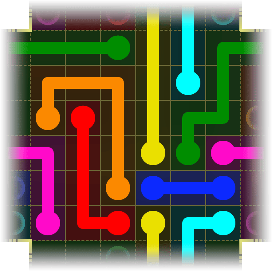 Flow Free Warps 4184 Solution