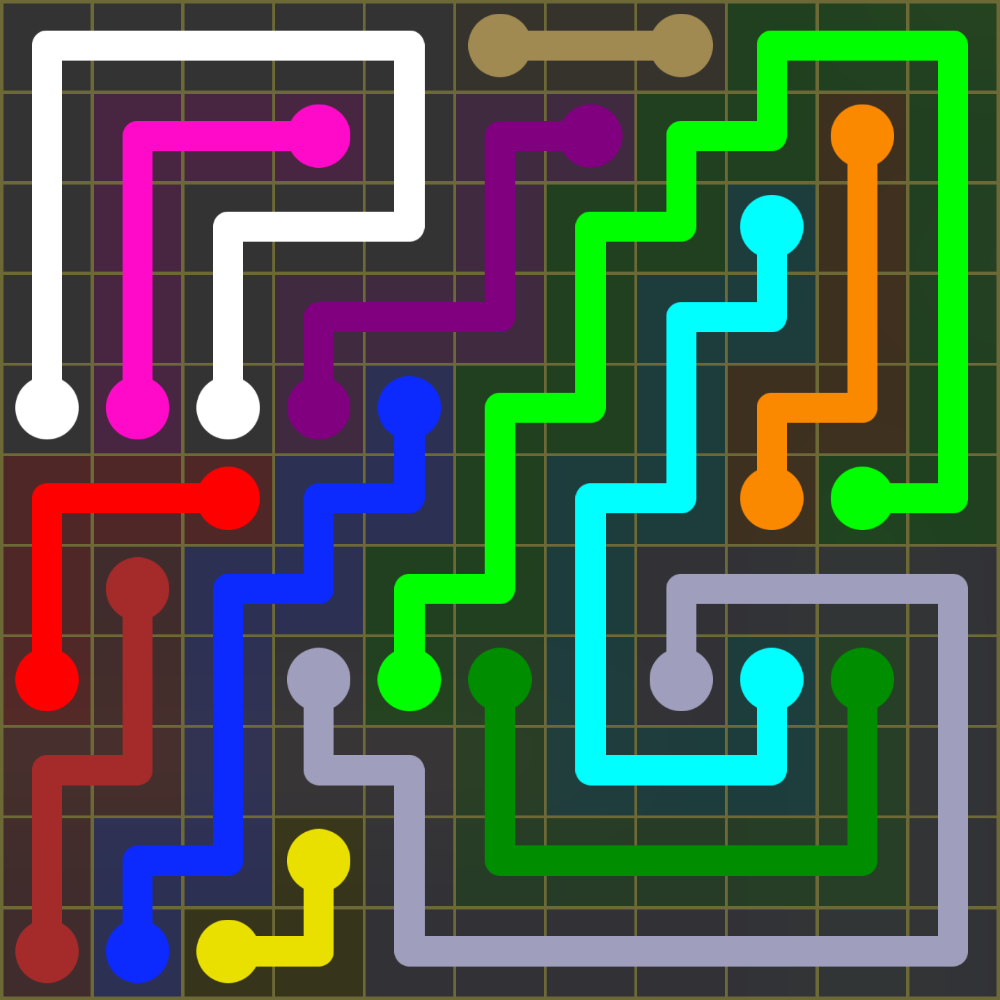 Flow Free 1360 Solution