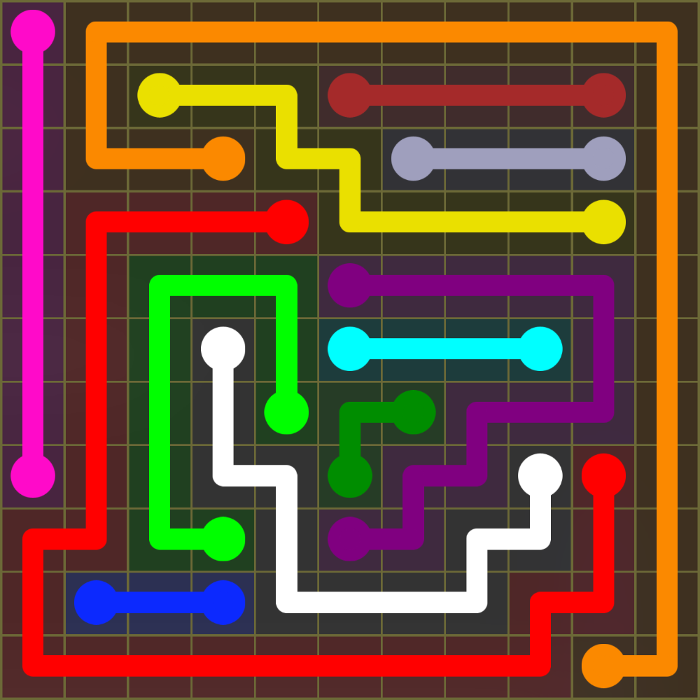 Flow Free 1363 Solution