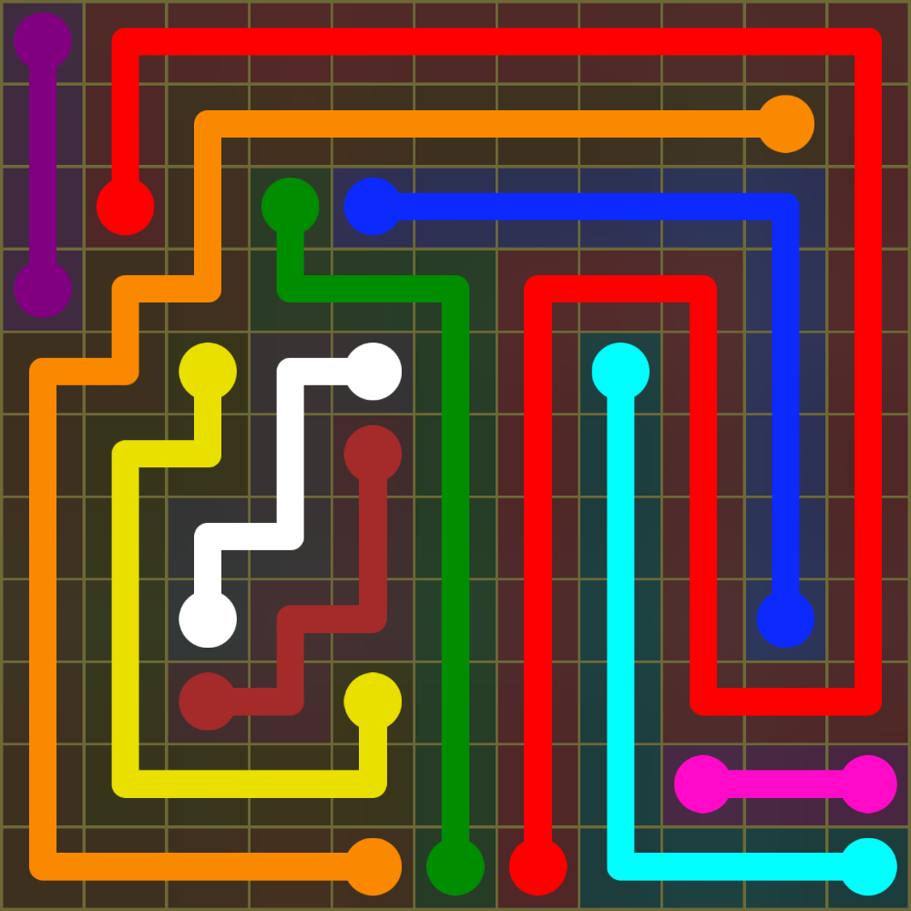 Flow Free 1366 Solution