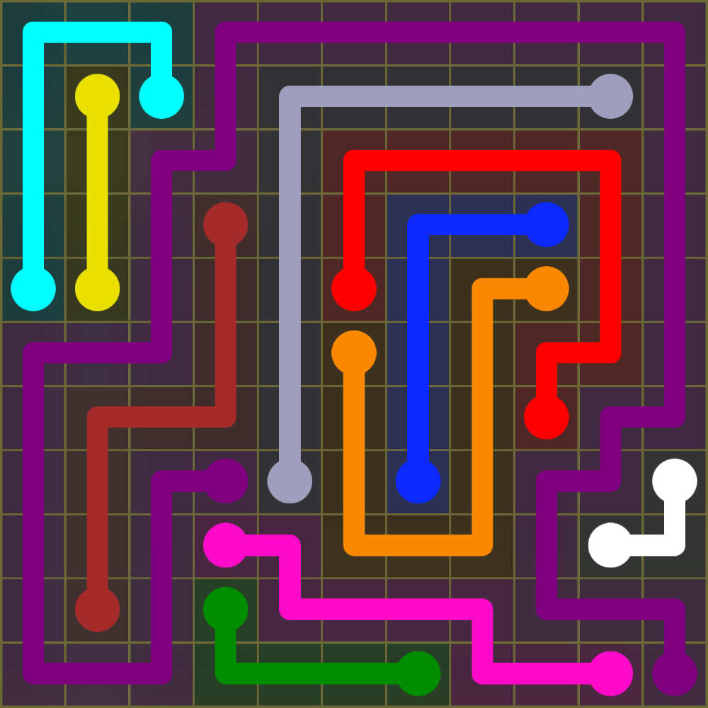 Flow Free 1367 Solution