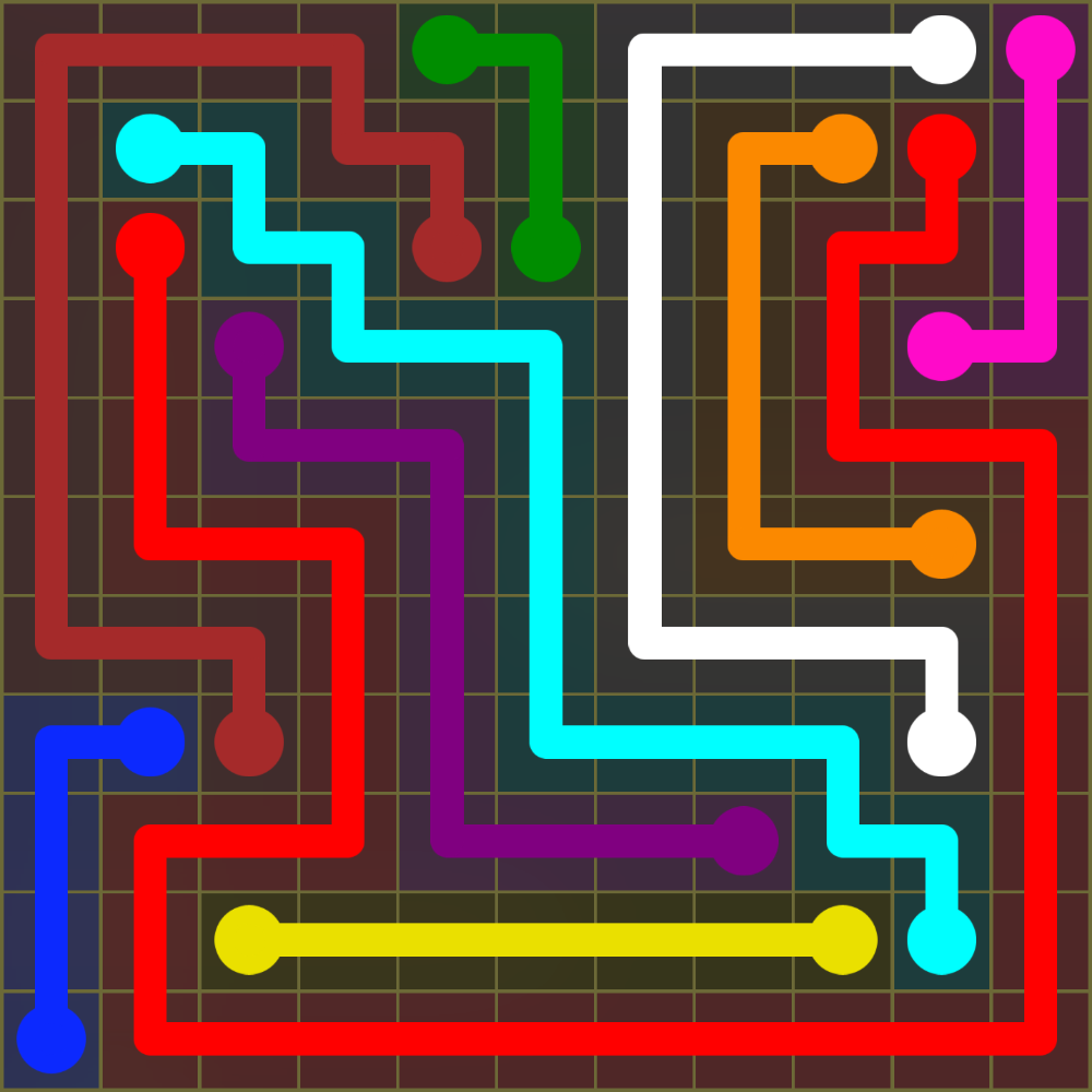 Flow Free 1368 Solution