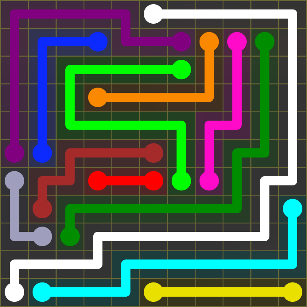 Flow Free 1369 Solution
