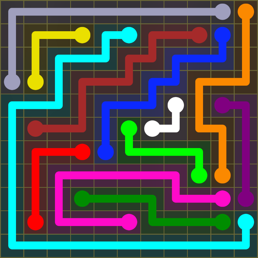 Flow Free 1377 Solution