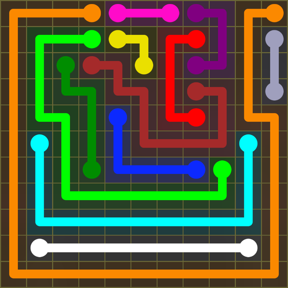 Flow Free 1378 Solution