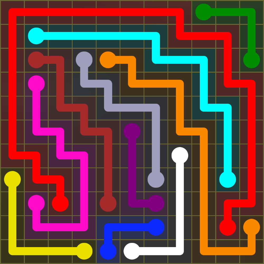 Flow Free 1353 Solution