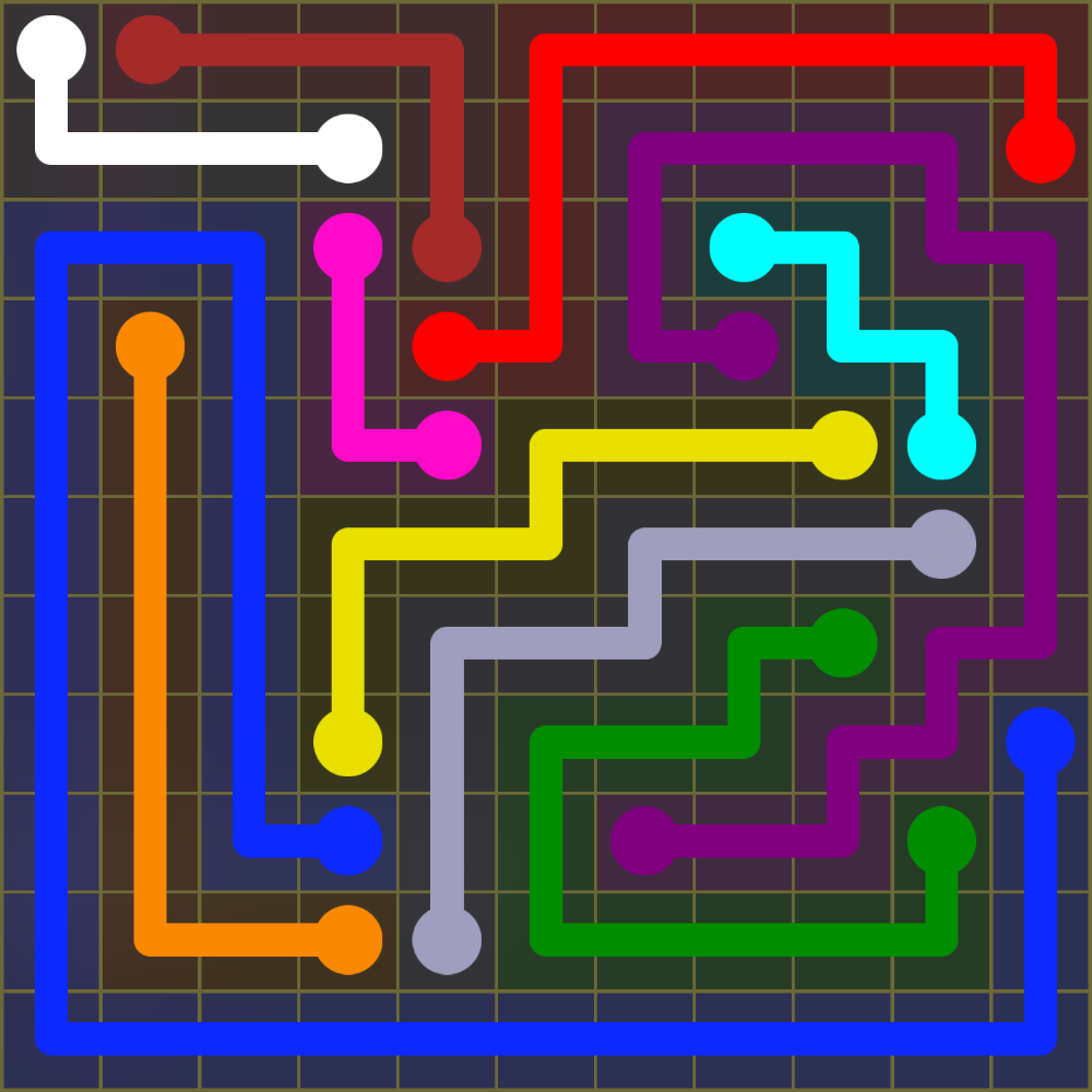 Flow Free 1356 Solution