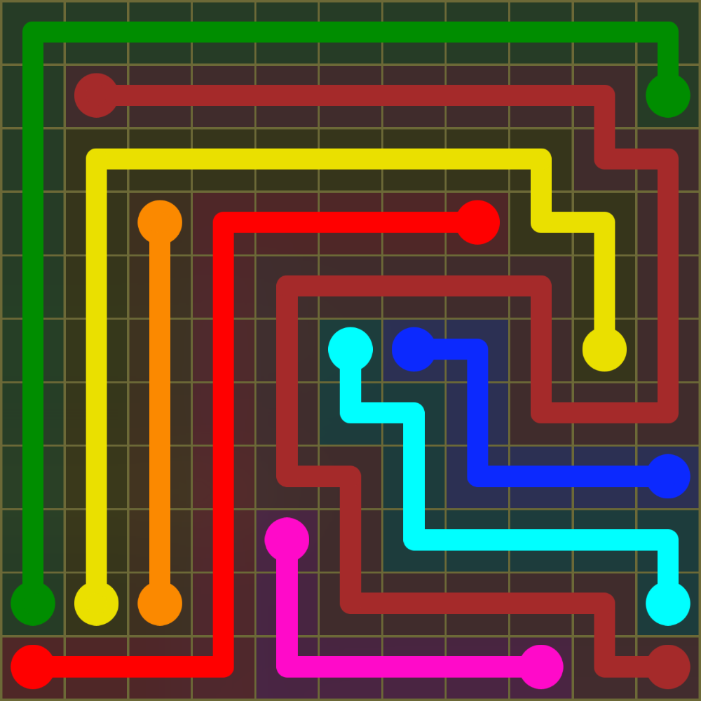 Flow Free 1476 Solution