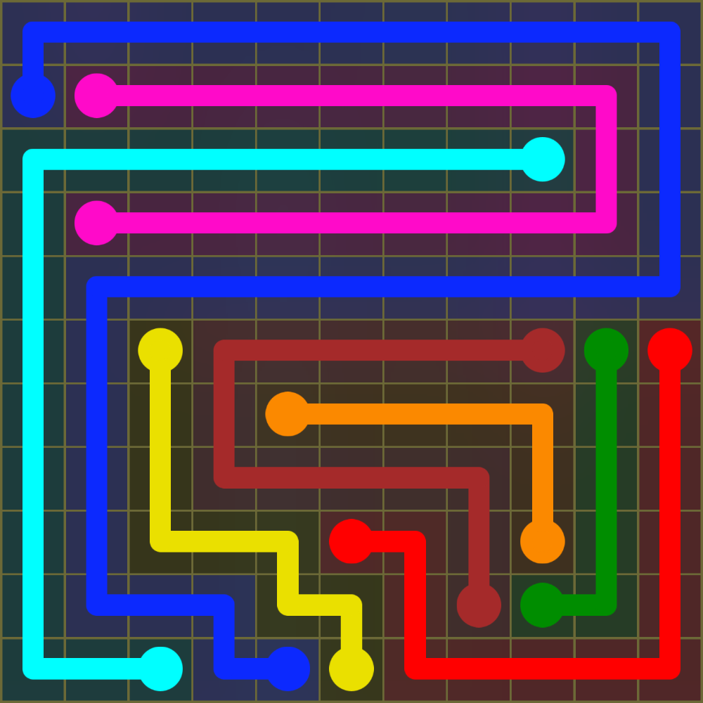 Flow Free 1479 Solution
