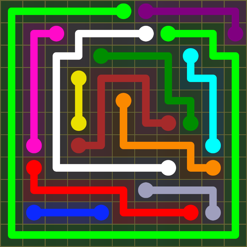Flow Free 1481 Solution