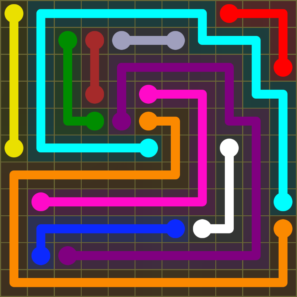 Flow Free 1482 Solution