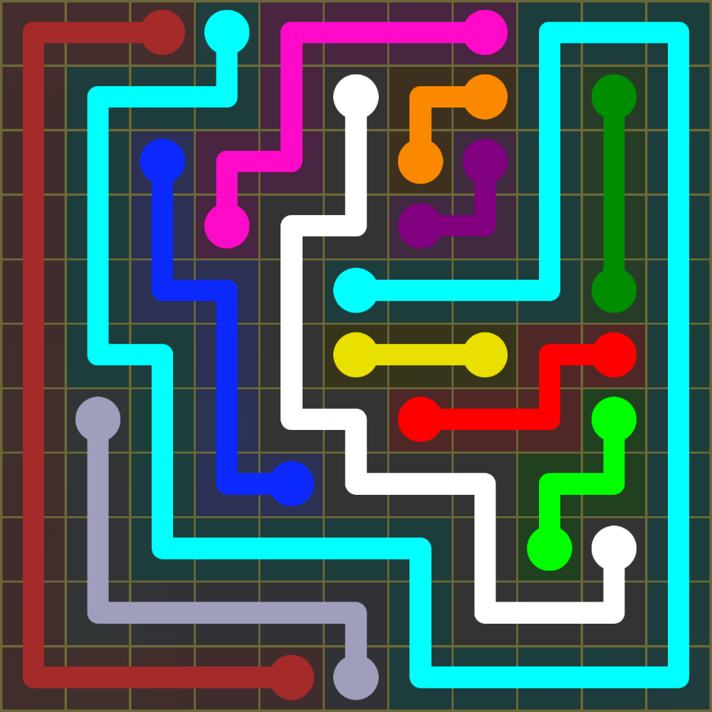 Flow Free 1484 Solution