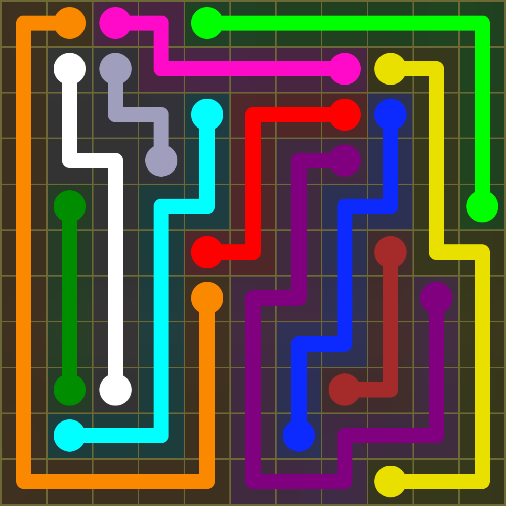 Flow Free 1488 Solution