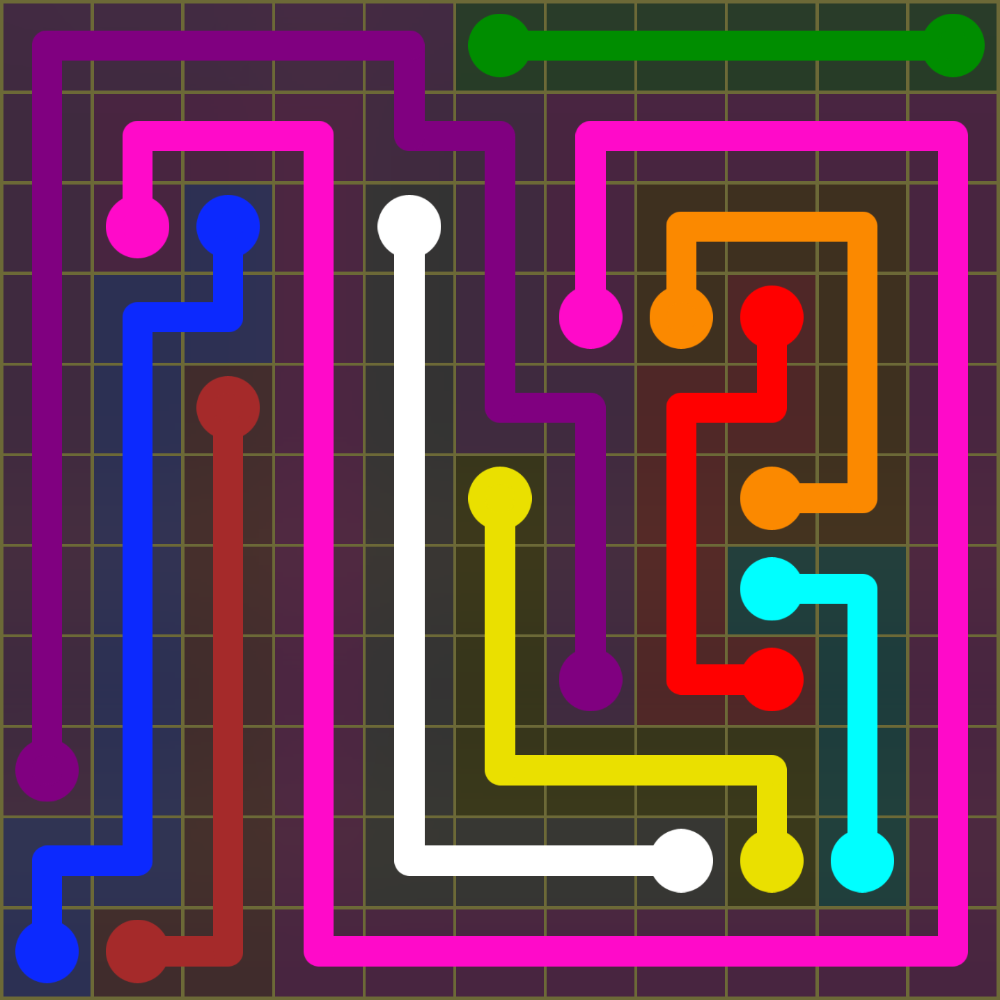 Flow Free 1382 Solution