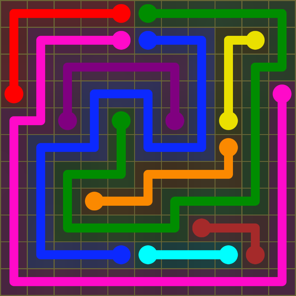 Flow Free 1384 Solution