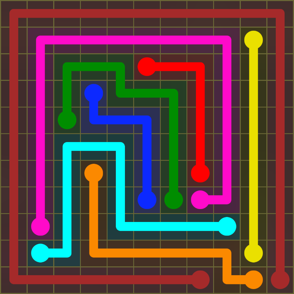 Flow Free 1386 Solution