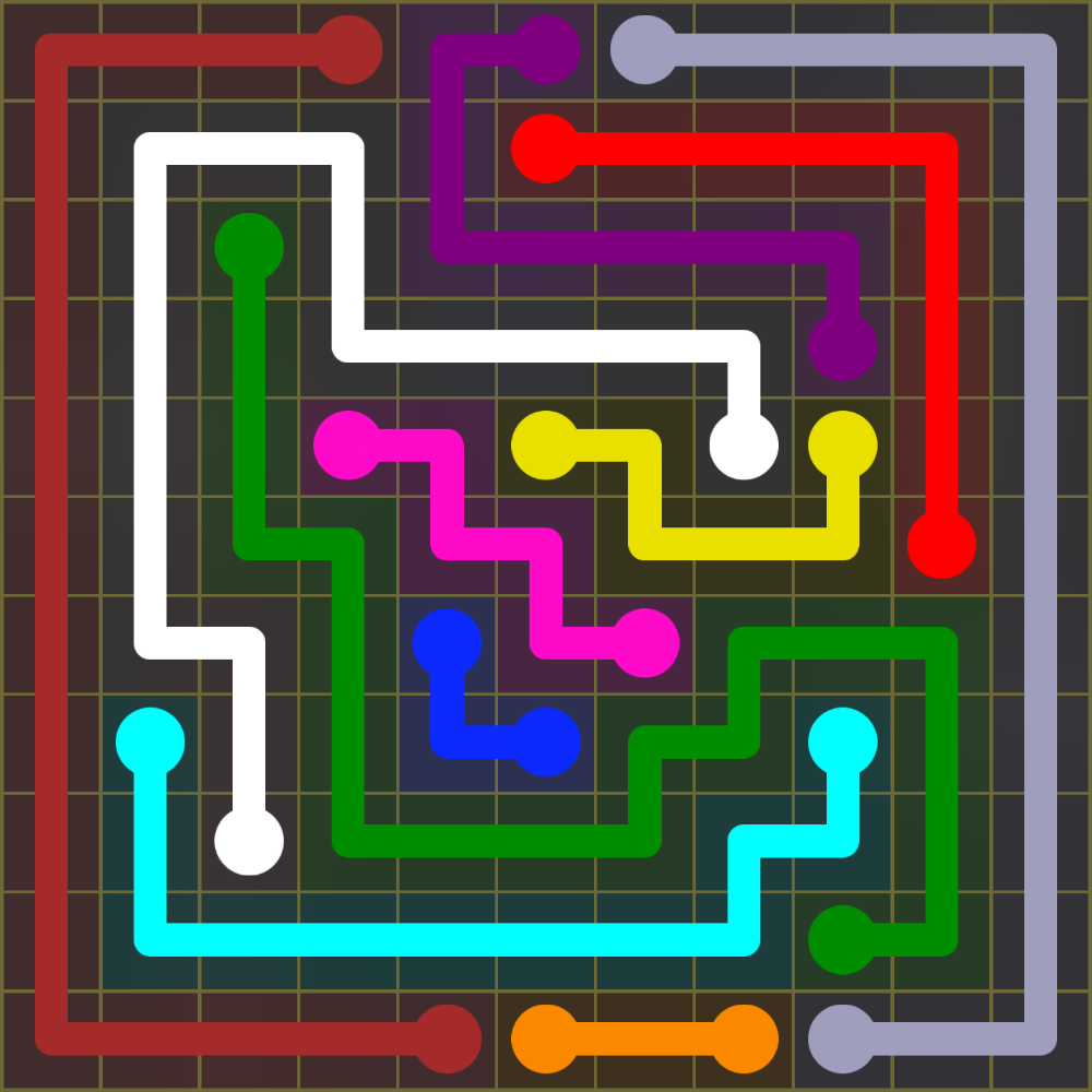 Flow Free 1387 Solution
