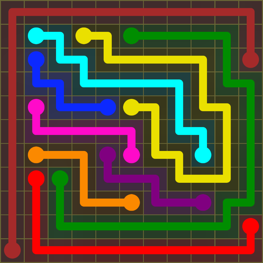 Flow Free 1388 Solution