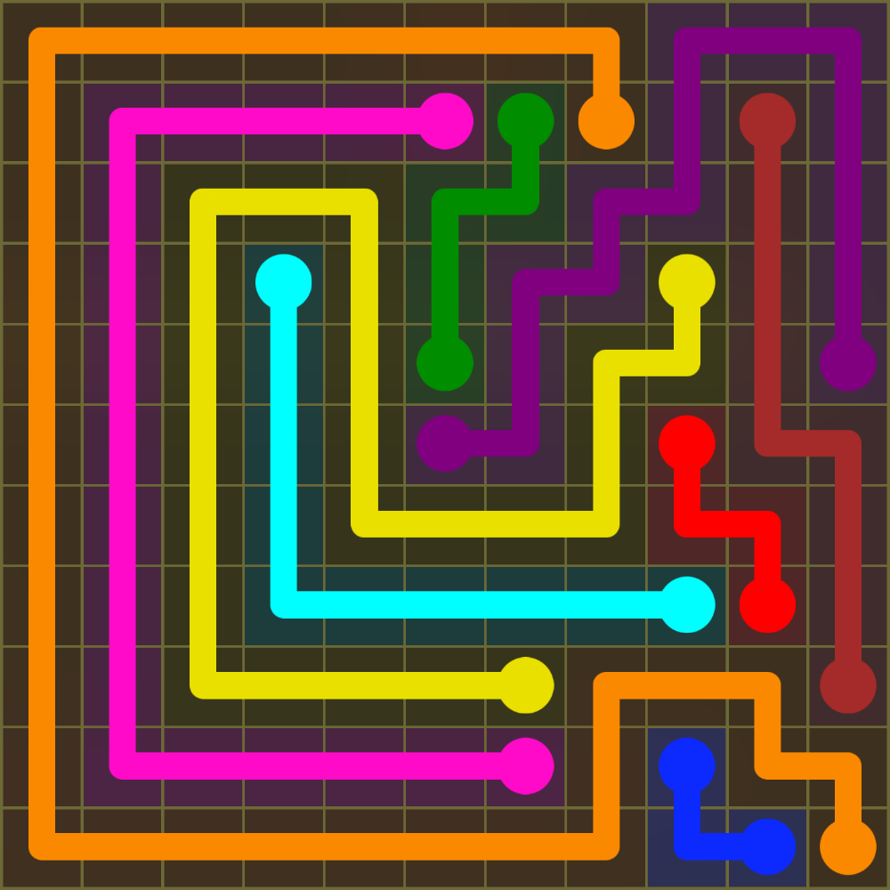 Flow Free 1392 Solution