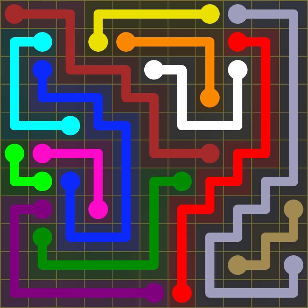 Flow Free 1393 Solution