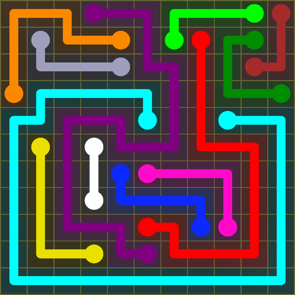Flow Free 1403 Solution