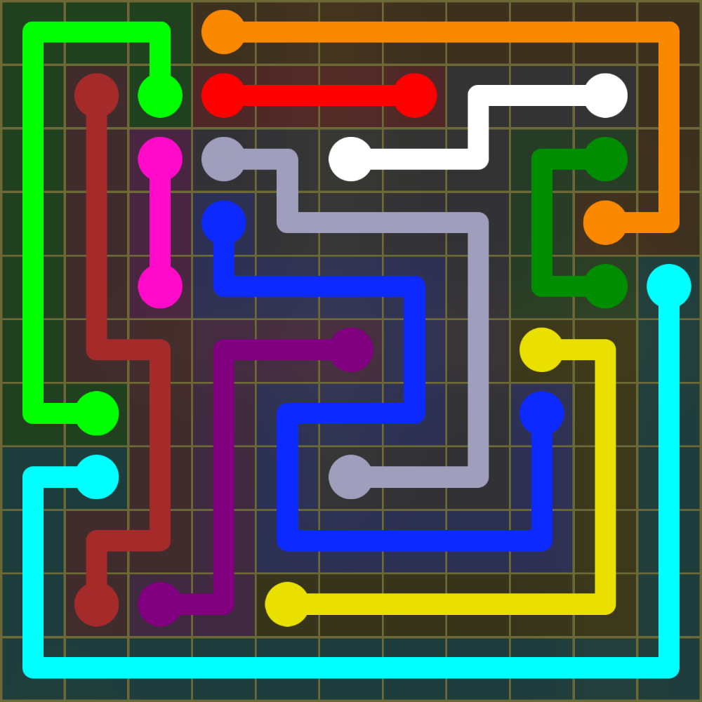Flow Free 1404 Solution
