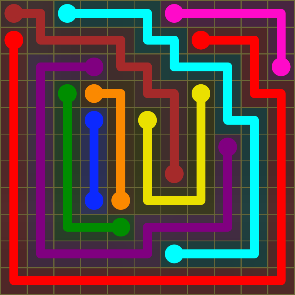 Flow Free 1407 Solution