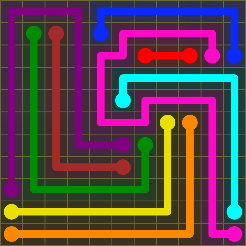 Flow Free 1411 Solution