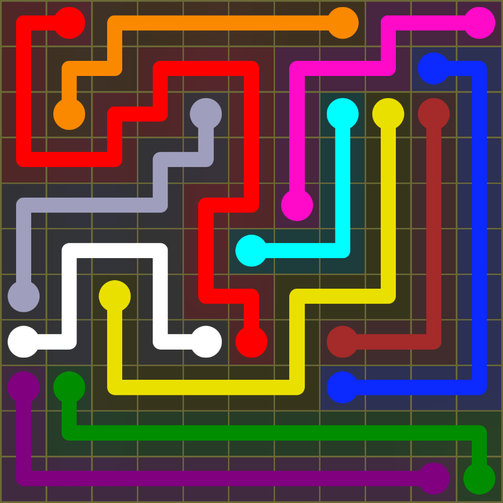 Flow Free 1417 Solution