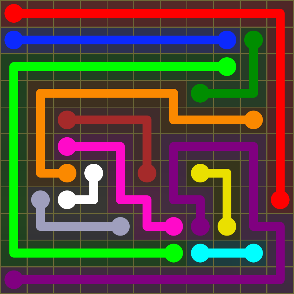 Flow Free 1419 Solution