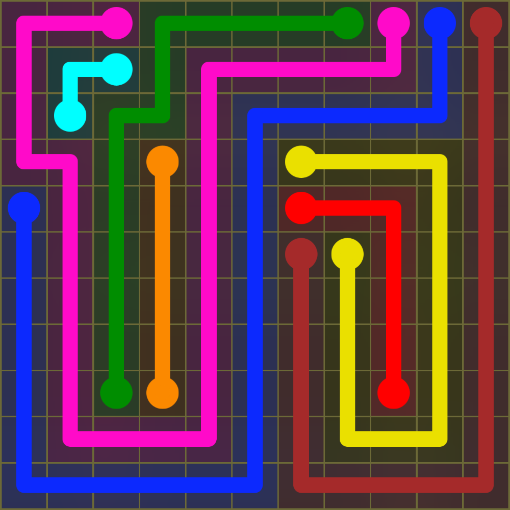 Flow Free 1427 Solution