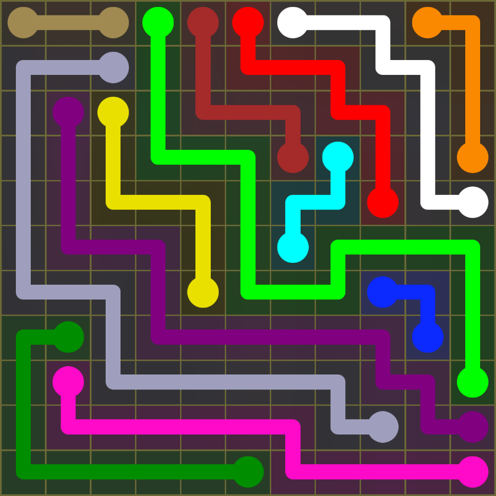 Flow Free 1433 Solution