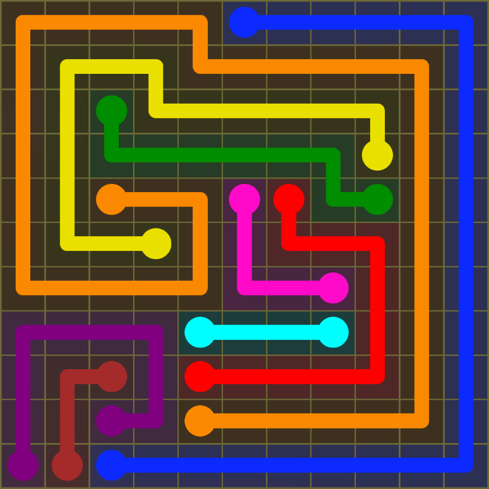 Flow Free 1434 Solution