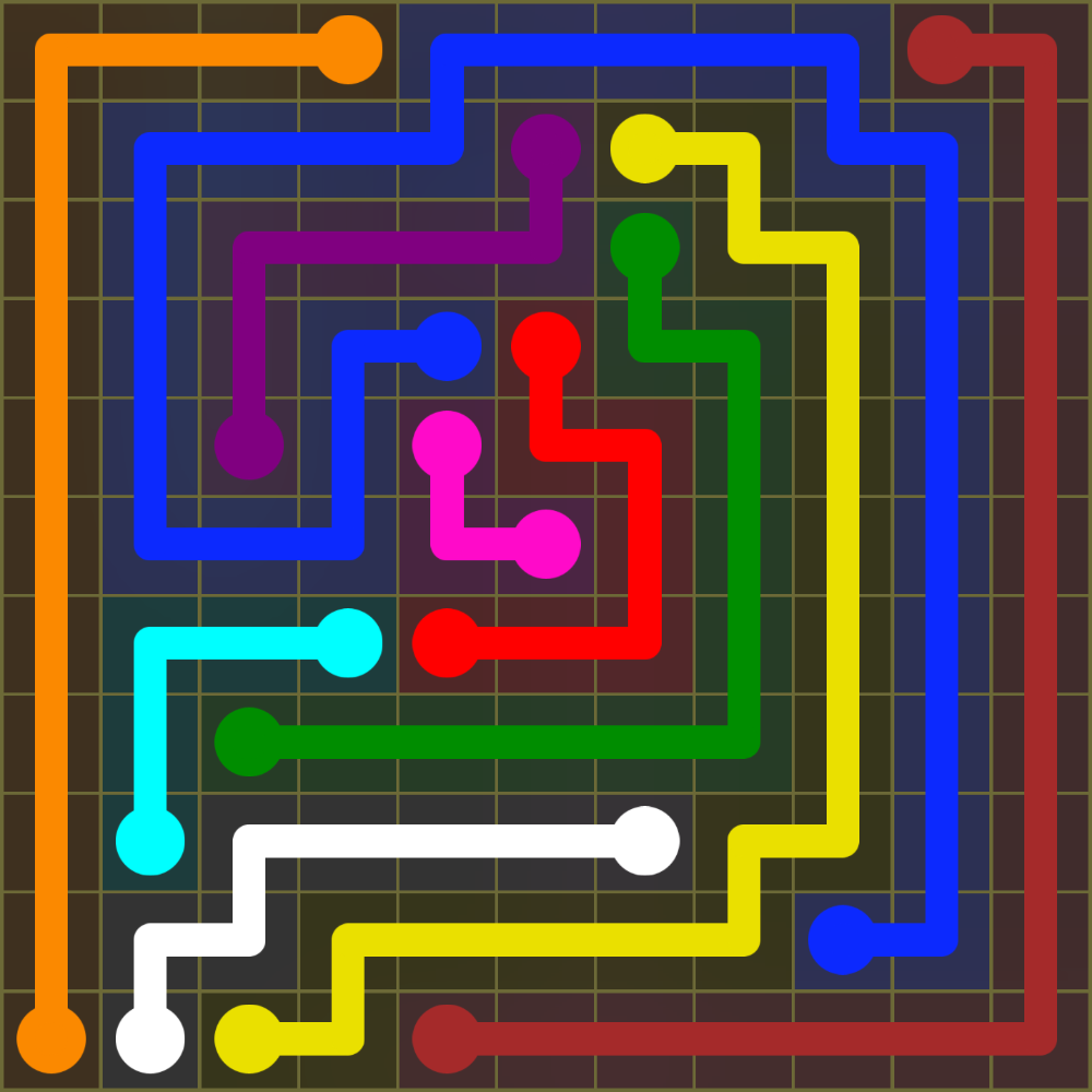 Flow Free 1436 Solution