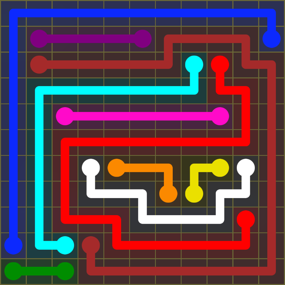 Flow Free 1457 Solution