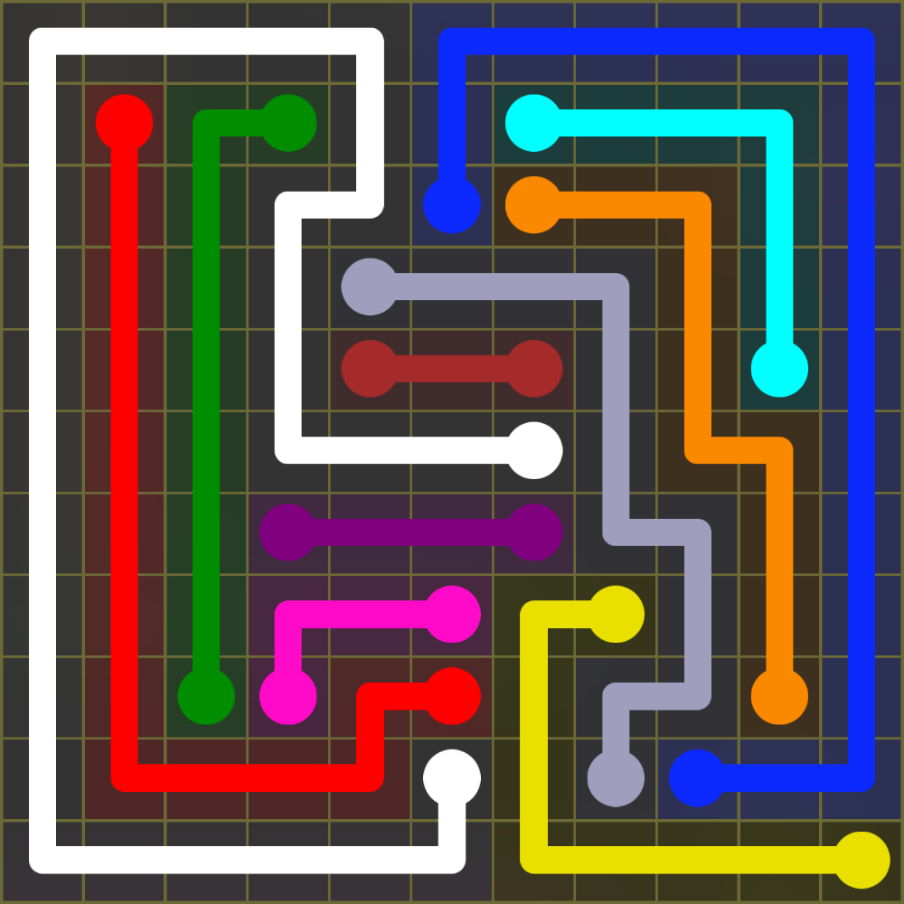 Flow Free 1443 Solution